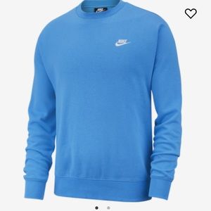 BLUE NIKE SWEATSHIRT